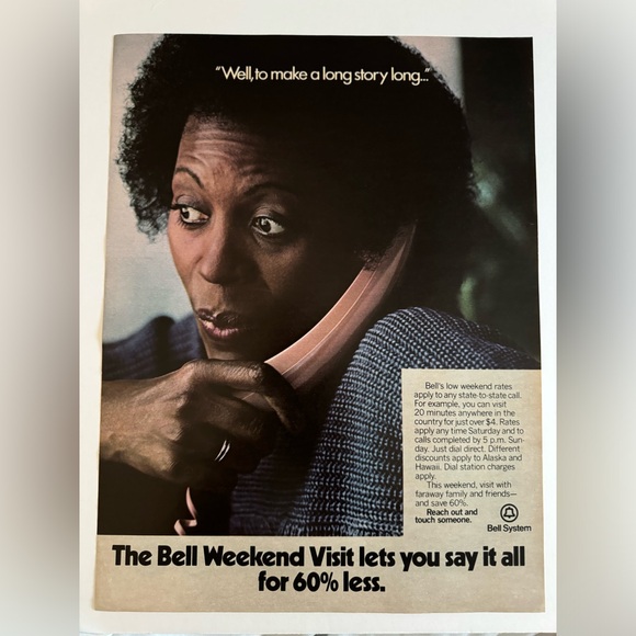 5/$20 Bell Systems Vintage Magazine Print ad 1983 - Picture 1 of 1